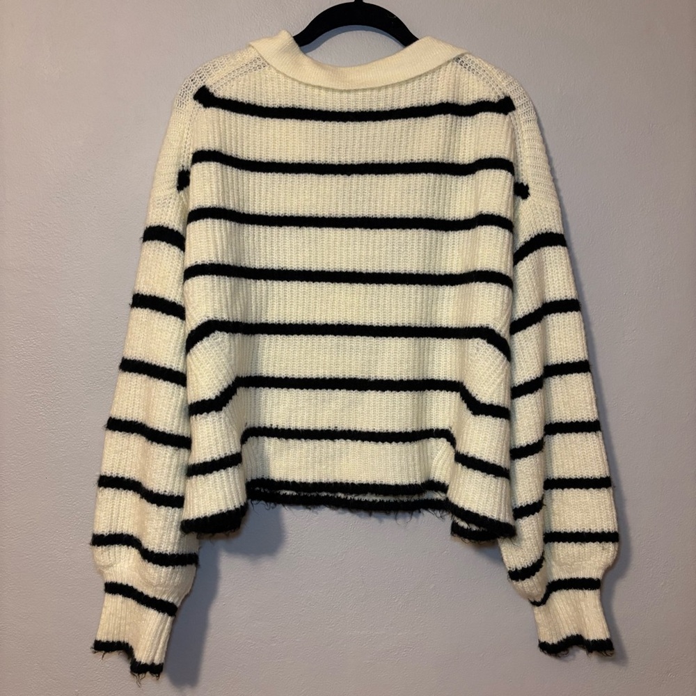 Miou Muse Striped Sweater | Size M - Picture 3 of 9
